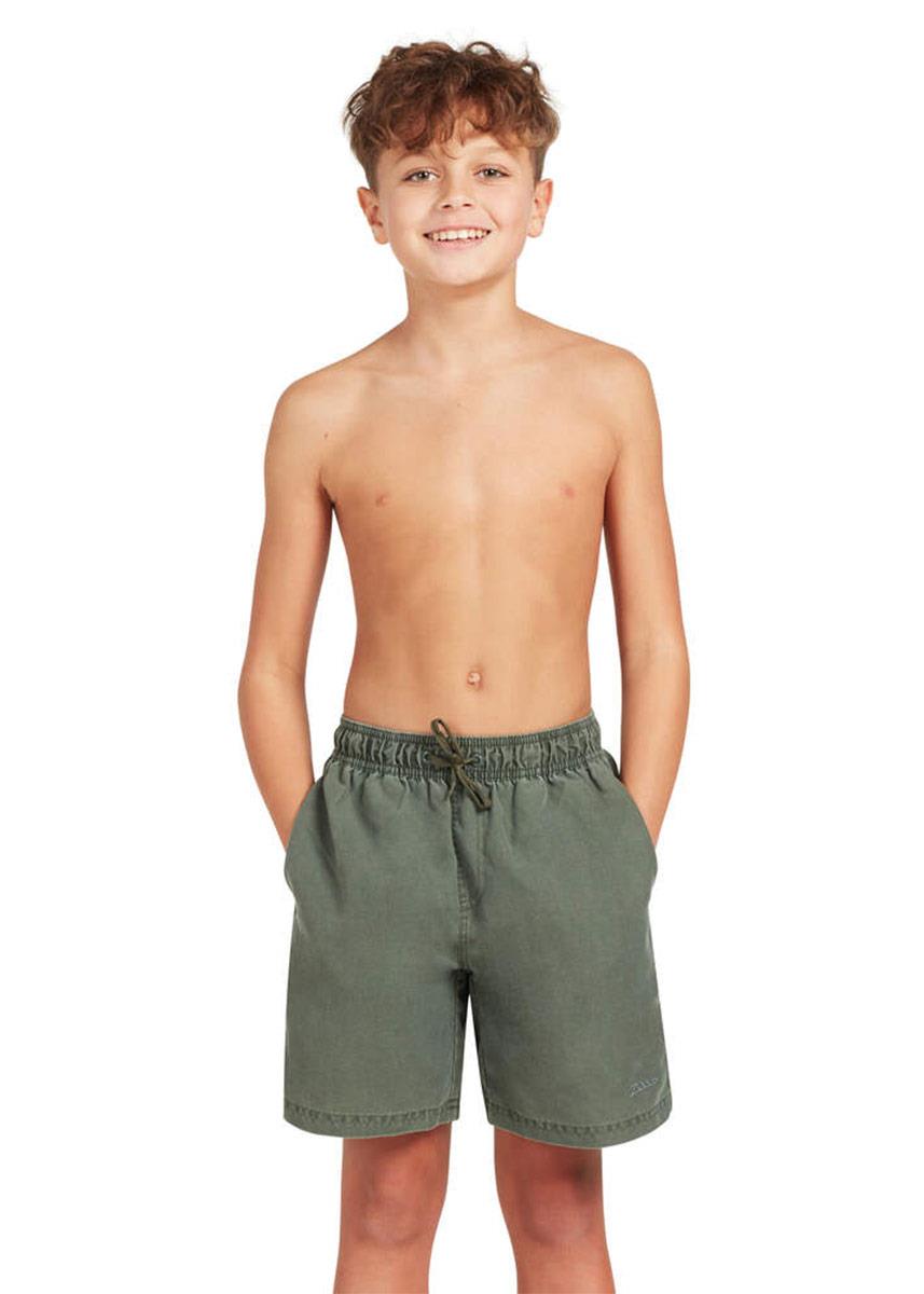 Zoggs Boys Mosman Washed 15 Inch Ecodura Shorts